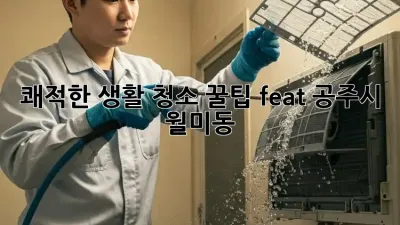 쾌적한 생활 청소 꿀팁🍯 (feat. 공주시 월미동)